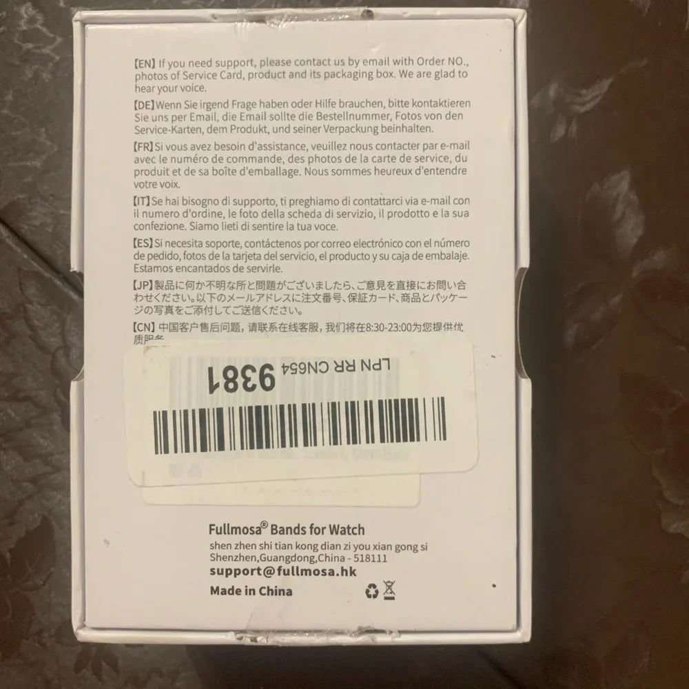 NIB Fullmosa Black Apple Watch Band (42) - Picture 2 of 2